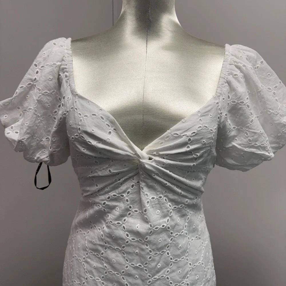 NWT Katie J NYC White Phoebe Dress - Picture 2 of 5